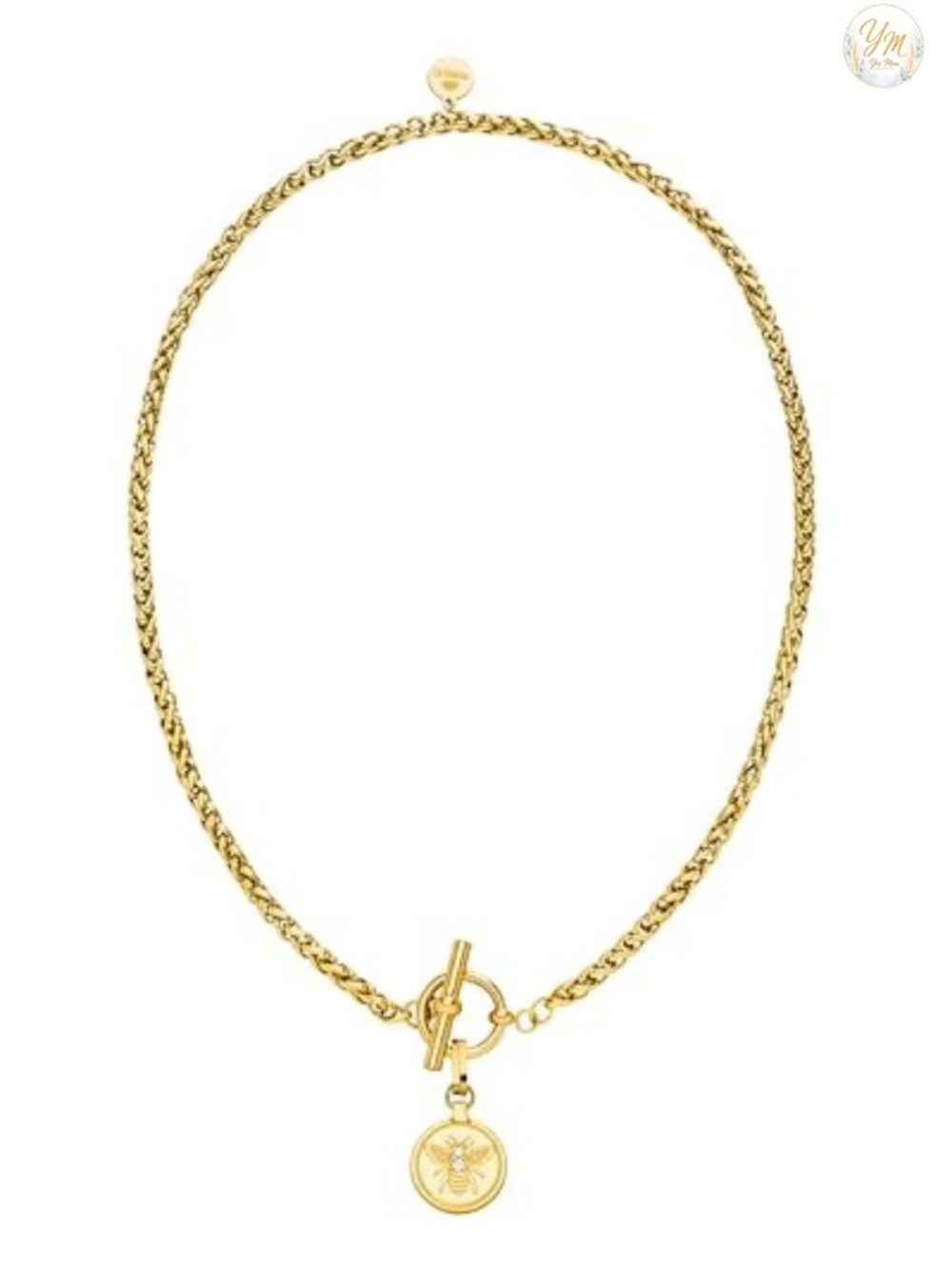 18K Gold Plated Stainless Steel 17" Waterproof Lele Pendant Necklace